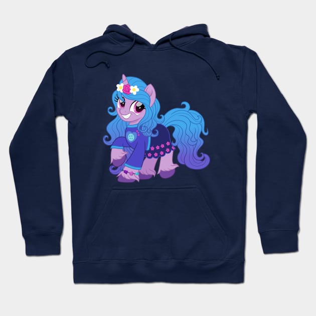 Izzy Moonbow in EQG outfit Hoodie by CloudyGlow